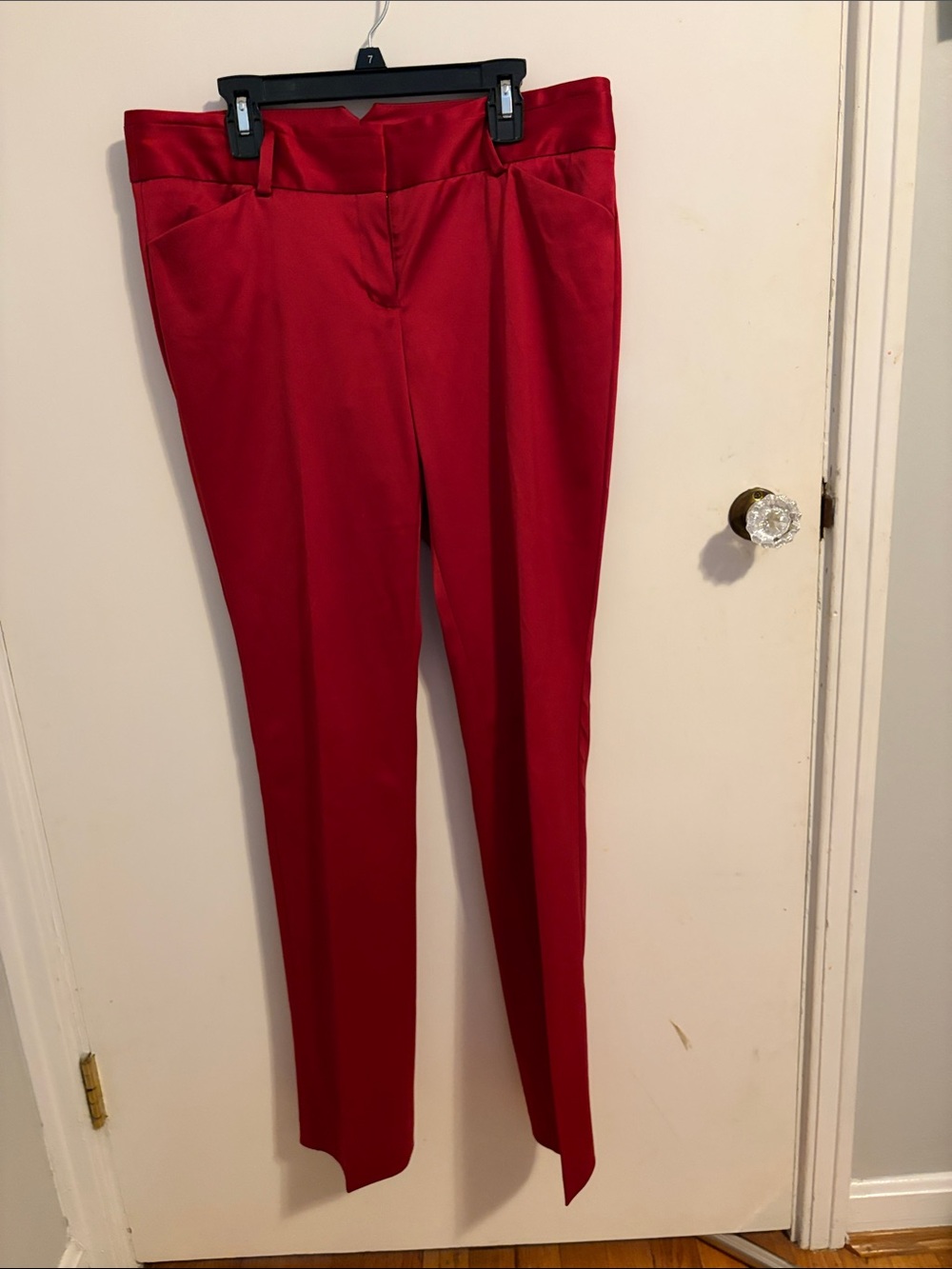 Express Red Tailored Women's Dress Pants